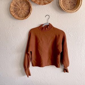 Mock neck sweater
